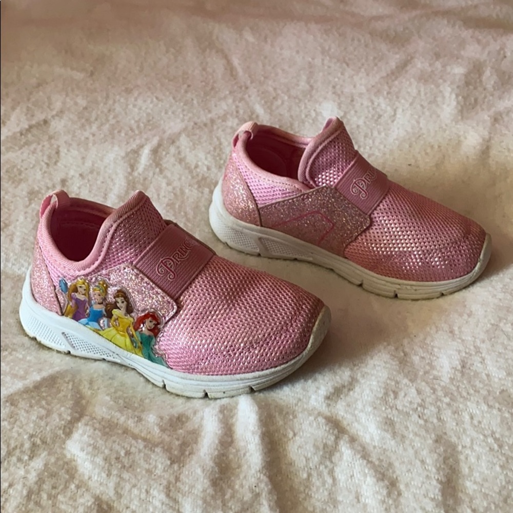 Disney princess light up slip on shoes